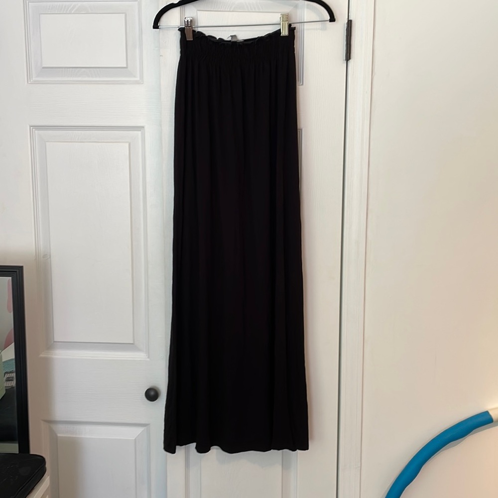 ASOS black, long skirt , size 4